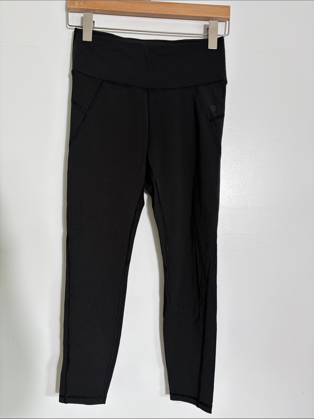 Athleta Black High-Waist Performance Leggings Small
